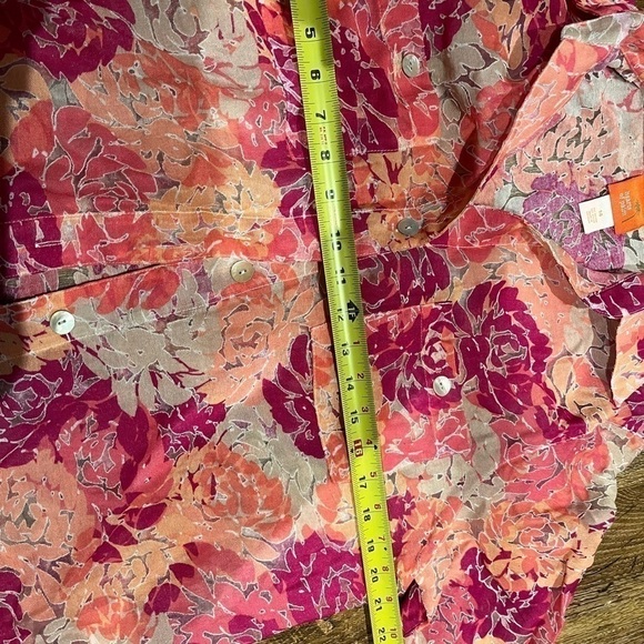 2/40$ Hearts of palm size 14 colorfull blouse - Picture 5 of 8